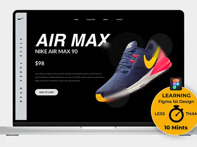 Figma Quick ~UI Design creative figma shoes banner xd