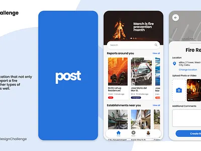 post app design ui ux