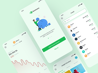 SwooshCoins design mobile design ui uidesign ux design