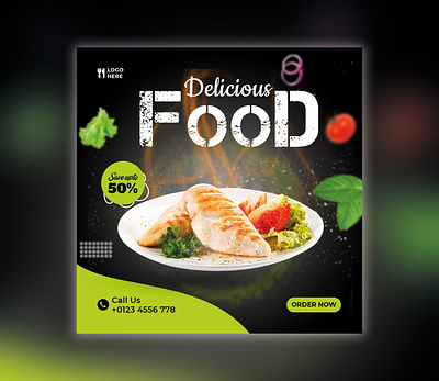 Food Social Media Post advertising branding brochure design business flyer design facebook food post facebook post design food flyer food menu food social media food social media post graphic design instagram food post logo restaurant flyer restaurant food post social media