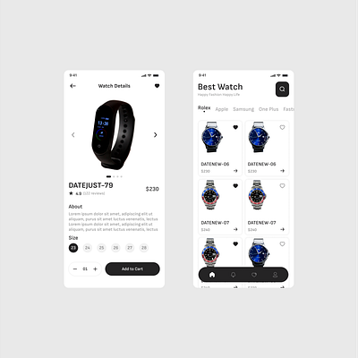 Best Watch UI Design ui