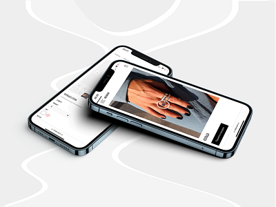 Design & Web development e-commerce jewellery 3 design figma sitedevelopment uxui webdevelopment