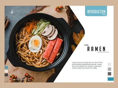 Layout Food "Japanese Beauties" art branding design food graphic design japan layout photoshop ramen ui