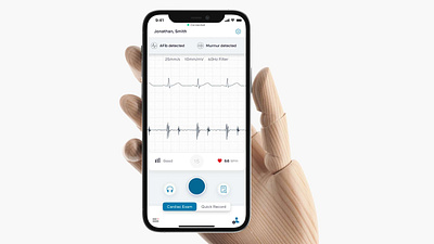 ECG Interface device ecg ekg experience healthcare heart health interface mobile health patient care