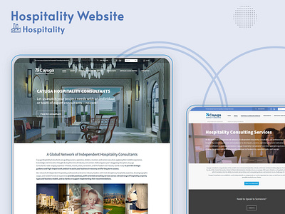 Hospitality Consultant Website branding graphic design hospitality logo ui web design web development website