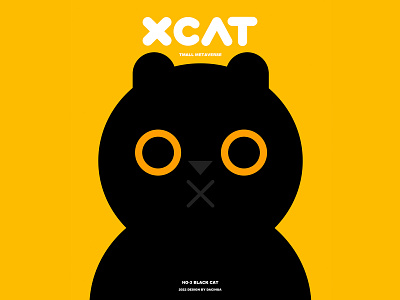 Black Cat black cat cat head portrait illustration nft