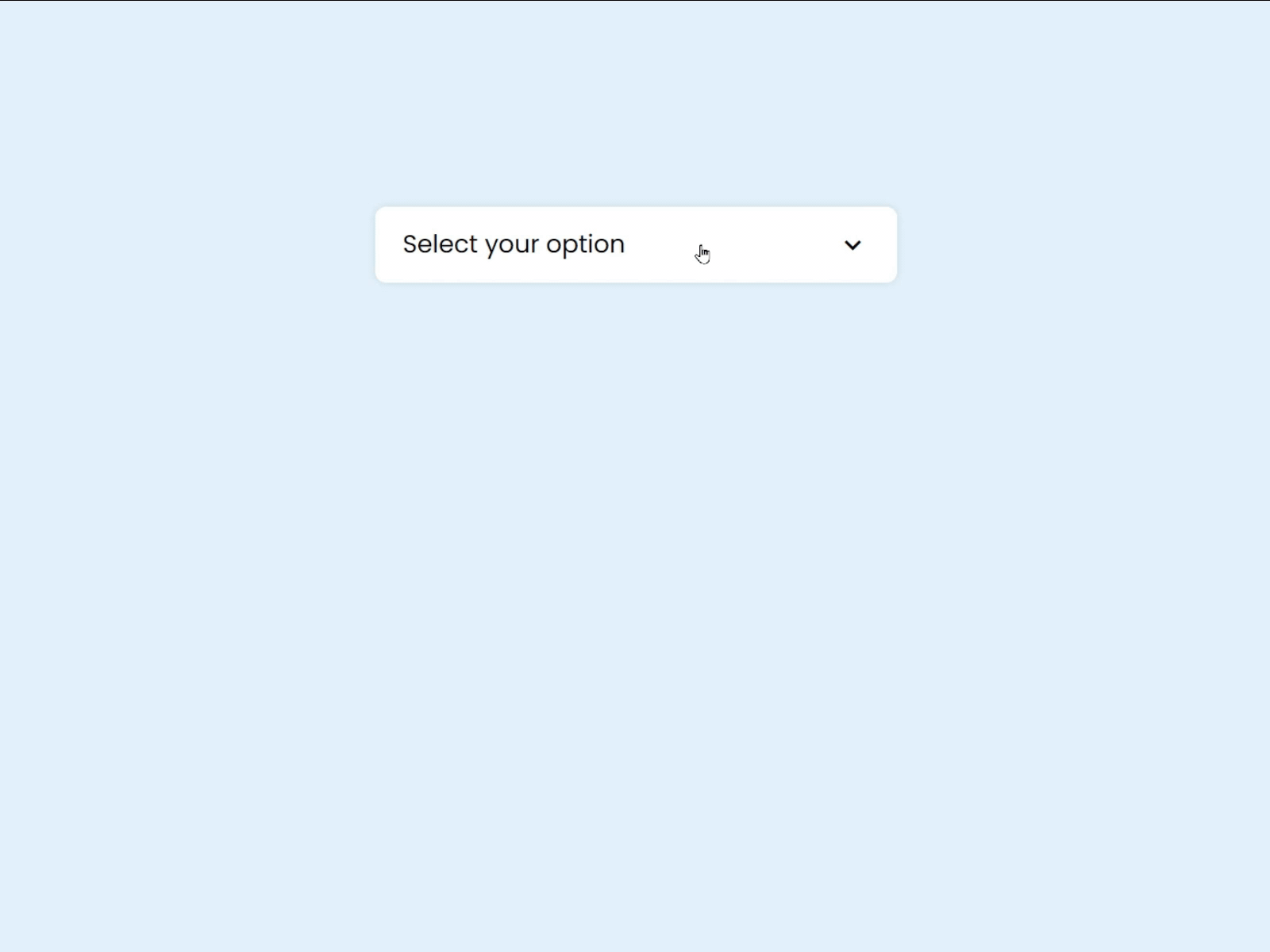 Custom Select Menu animation card design custom select menu graphic design html css html css javascript illustration menu menu animation menu design motion graphics navbar navigation menu select menu ui ux