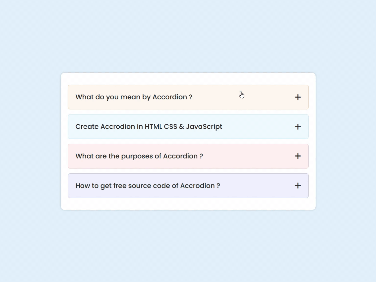 Accordion Design accordion animation coding lab codinglab codinglabweb css animation faq graphic design html css html css javascript