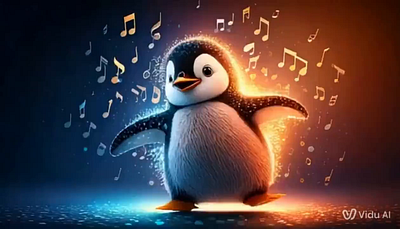 AI-Generated Dancing Penguin – Fun & Cute Animation 3d animation ai creativity cartoon viral