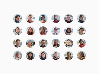 Avatars — Eskimoz Design System avatar avatar kit avatar library avatar showcase avatars component design system face people portait product design profile profile picture team user user portraits