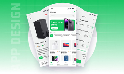 Eletronic Store App design app design ecommerce graphic design shopping ui uiux