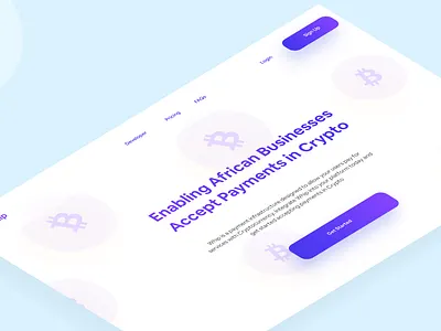 Hero Section ( Whip ) crypto design hero section landing page payment ui ux web web design web3 website