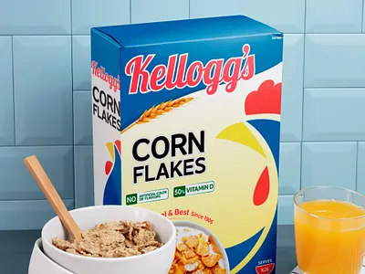 Kellogg's Packaging Redesign design daily graphic design minimal packaging design packaging redesign