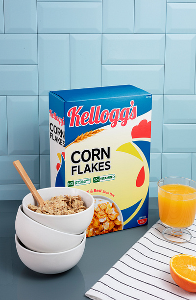 Kellogg's Packaging Redesign design daily graphic design minimal packaging design packaging redesign