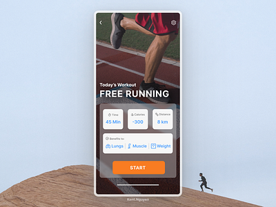 #DailyUI Day 62: Workout of the day graphic design ui ux