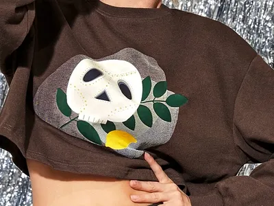 Death and a lemon. Streetwear design. T-shirt design apparel design clothes death design fashion il illustration art illustration digital lemon and leaves procreate shein street style streetwear t shirt