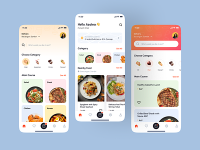 Foodie : Food Delivery App Concept android app design branding delivery food food delivery illustration logo ui designs ux design ux designs