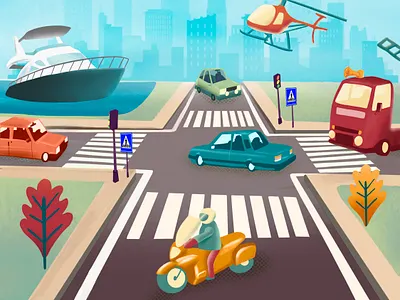 Transports illustration transports