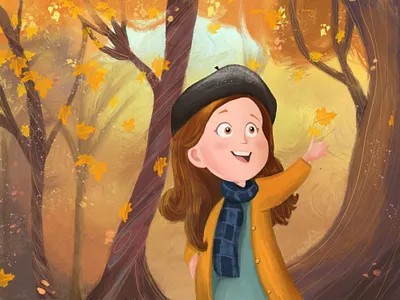 Autumn autumn illustration procreate