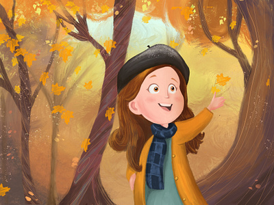 Autumn autumn illustration procreate
