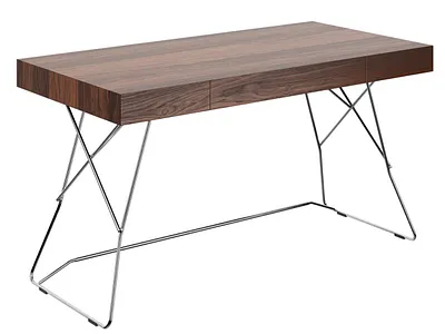 Decorative Wood Desk Free 3D Model 3d c4d models c4ddownload cinema 4d free 3d model