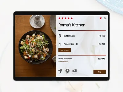 Food Ordering App app ui