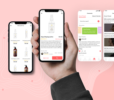 Hair care application ui ux
