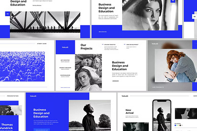 FREE Mokudo - Creative Presentation abstract agency brand branding concept creative design diversity flexible graphic design illustration lookbook slides master slides motion graphics portfolio layout powerpoint presentations template ui unique vector