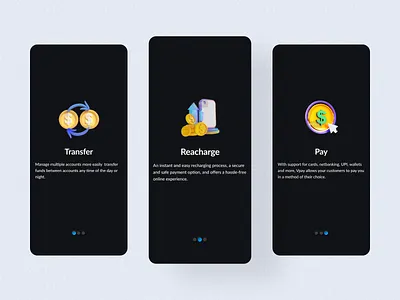 Onboarding Screen - Finance App 3d animation app branding design designing finance graphic design illustration illustrator logo motion graphics music neumorphism ui uidesign ux vector wfh