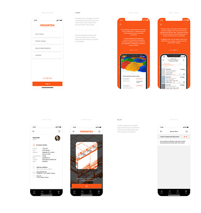 Factory app animation figma interface mobile ui ux