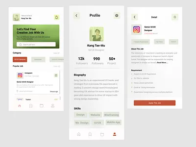Job App ui