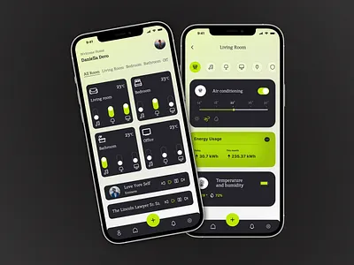 Smart Home App app design design home house minimal mobile mobile app mobile ui mobile ux smart smart home typography ui ux