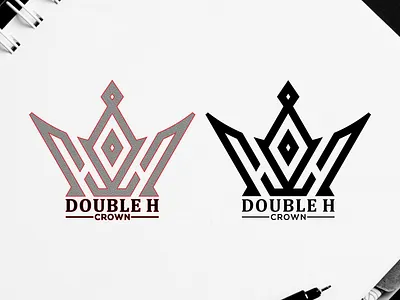 double h crown branding design graphic design illustration logo motion graphics typography ux vector