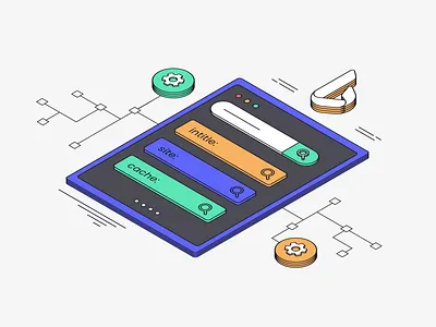 SEO Bing Search Operators blog branding design engine illustration isometric search ui web