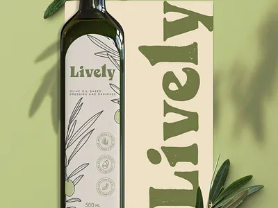 Lively Olive Oil Logo Design & Branding branding design graphic design illustration logo logo design logos olive oil packaging packaging design