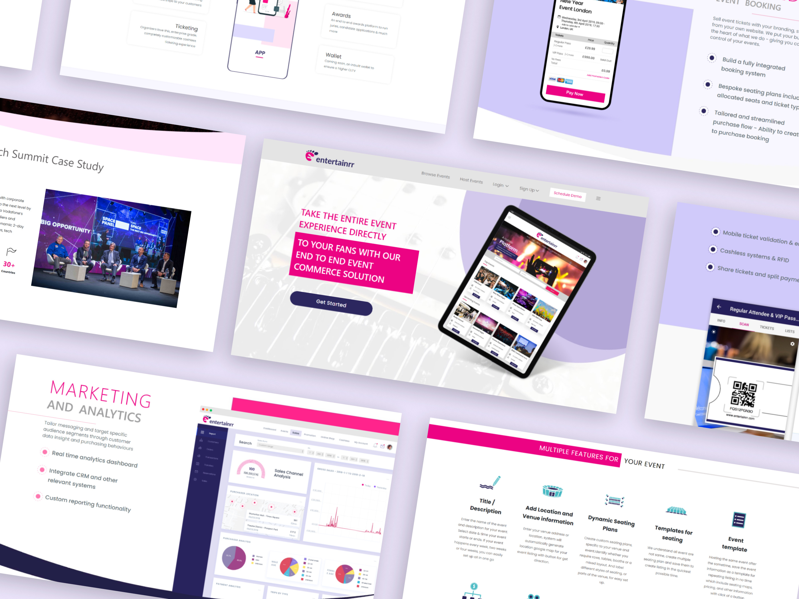 Entertainrr - Event Ticketing Platform by razrtech on Dribbble