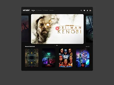 Movent : Rent-a-Movie app branding design design website illustration landing page website logo mov movie website typography ui ux vector website website design