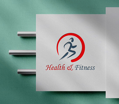 Health Fitness Logo Design 3d animation branding graphic design health fitness logo design logo motion graphics ui