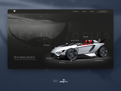 Aquam - Electric Vehicle automotive banner car design electric interface stingray technology ui user user interface ux vehicle web design website wip work in progress