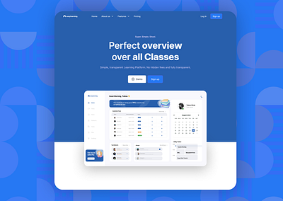 Landing Page UI Design branding design ui ux webdesign