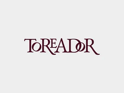 Toreador branding design graphic design logo typography