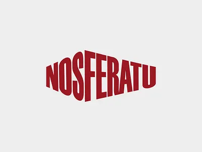 Nosferatu branding design graphic design logo typography