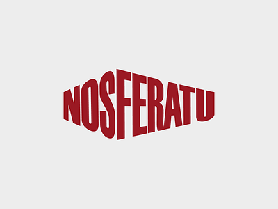 Nosferatu branding design graphic design logo typography