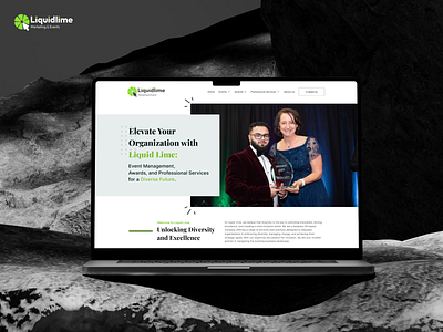 Liquid Lime – Elevating Events & Excellence! appdesign branding creativedesign design dribbleshots figma illustration logodesign minimaldesign moderndesign prototype ui ux webdesign website