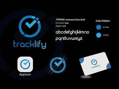 Time Tracking Logo - Tracklify brand guides brand identity branding creative creative design creativelogo design geometric graphic design logo logo designer logodesign logos minimal modern logo time tracking