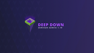 DeepDown - Siphano branding cave down games island logo minecraft siphano stairs vector youtube