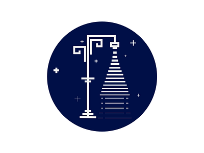 Lamp challenge design dribbbleweeklywarmup illustration logo