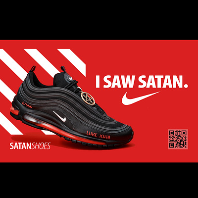 Satan Shoes Flyer branding flyer graphic design logo typography