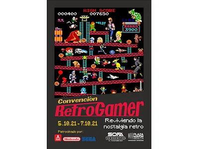 Videogame Convention Poster branding cover design flyer graphic design poster typography