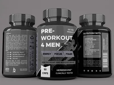 PRE WORKOUT Supplement Label Design design fitness label design graphic design gym supplement label design label and packaging design label design packaging design product label design professional label design protein label design supplement label design